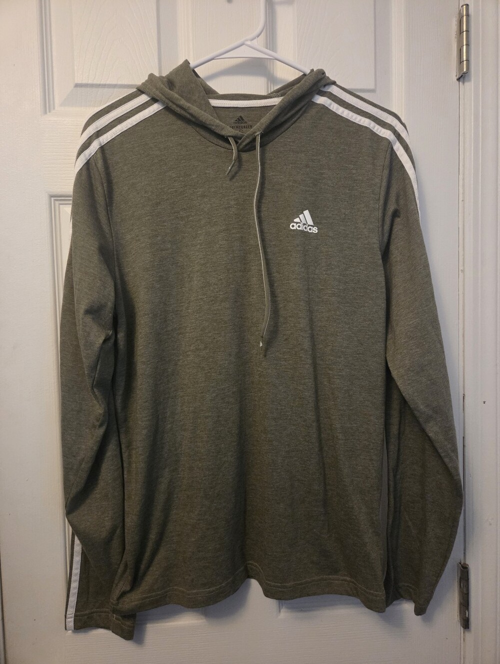 Green Adidas hoodie Mens Small EUC